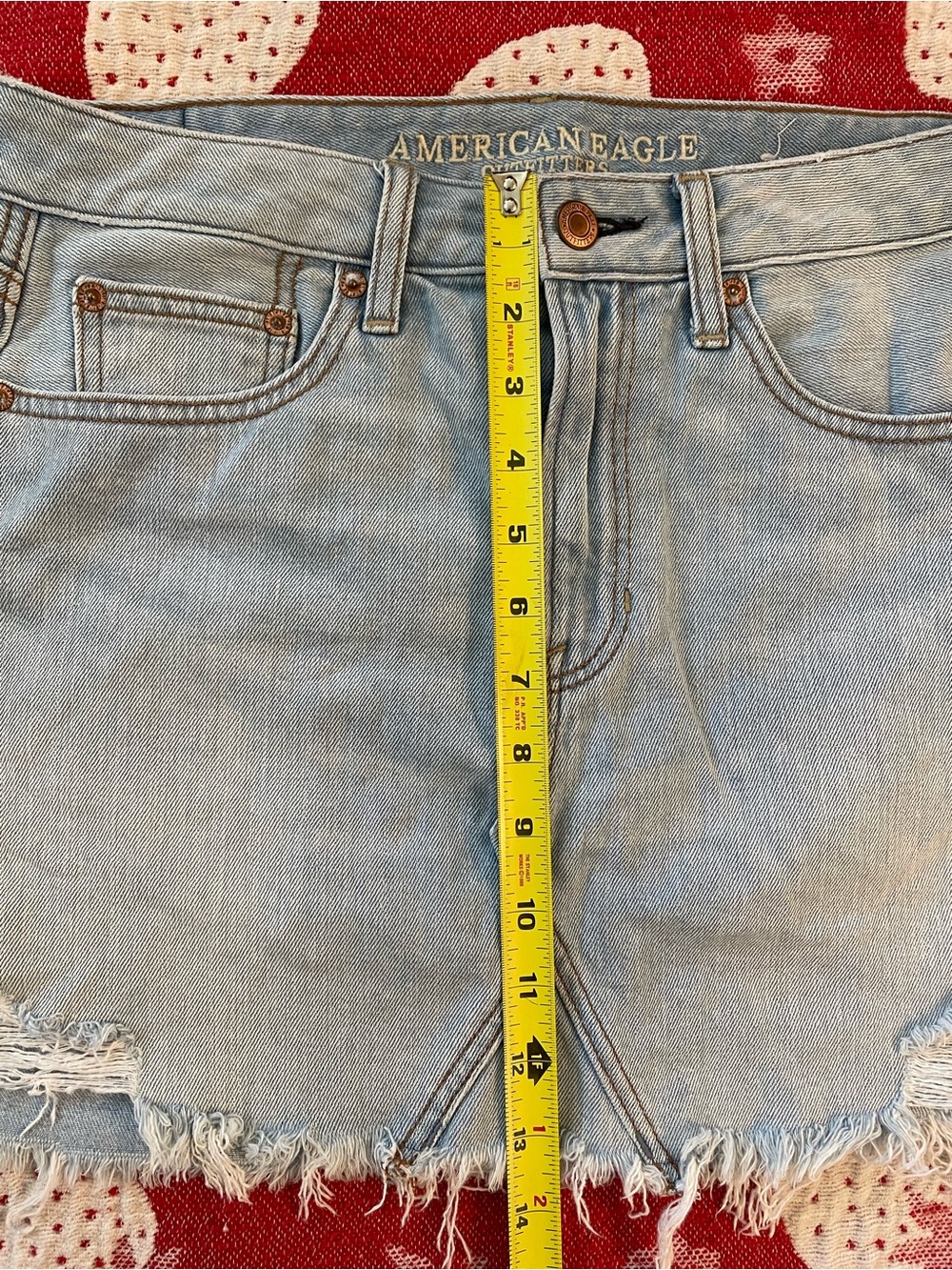 American Eagle Outfitters Distressed Denim Mini Skirt - Picture 10 of 10